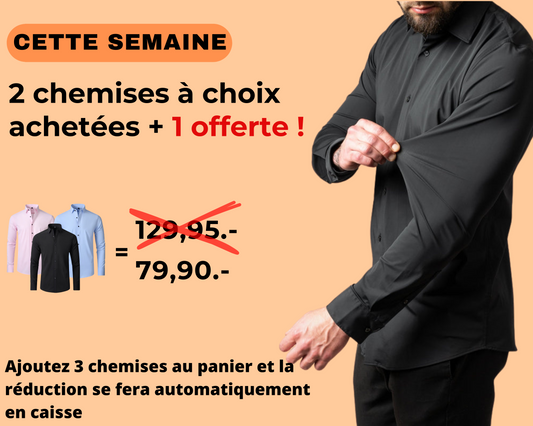 Chemise anti-plis